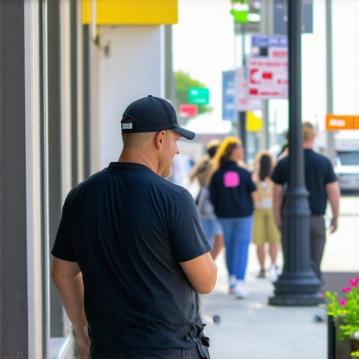 Detroit business owner participating in community event demonstrating local engagement