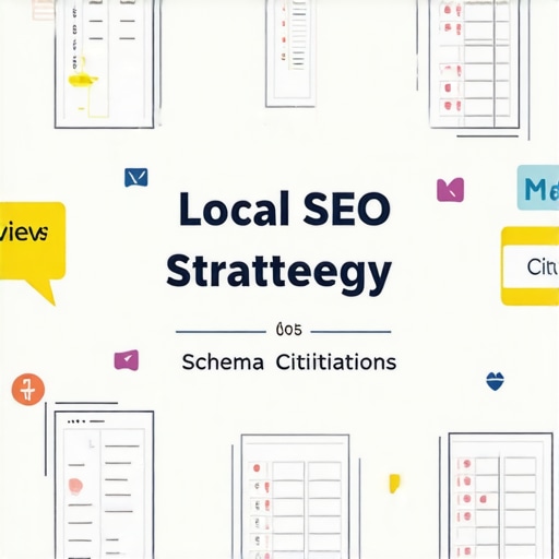Illustration of local SEO strategy plan for Detroit business visibility