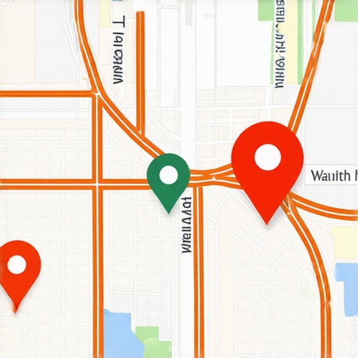 Illustration of Detroit with highlighted areas for local business optimization