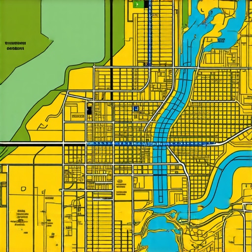 Map of Detroit showing various neighborhoods to highlight local SEO relevance.