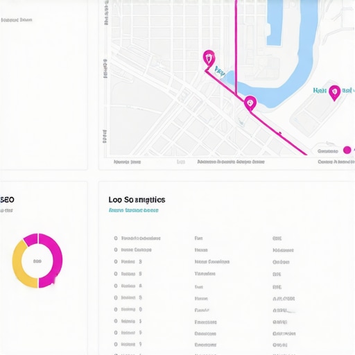 Analytics dashboard displaying Detroit local SEO metrics