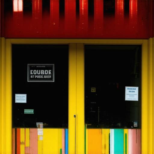 A well-lit storefront in Detroit with landmarks and signage suitable for Google Business videos.