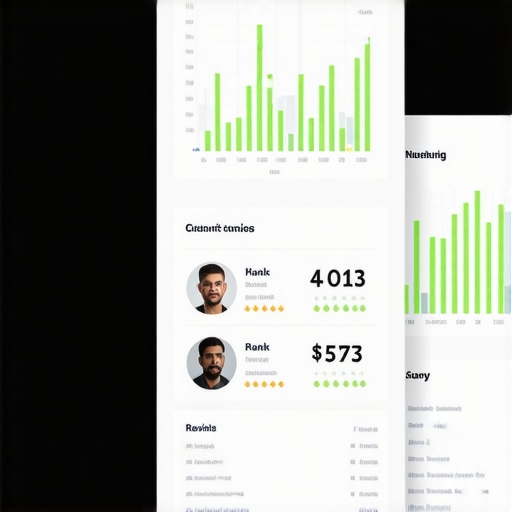 Dashboard with local SEO analytics for Detroit