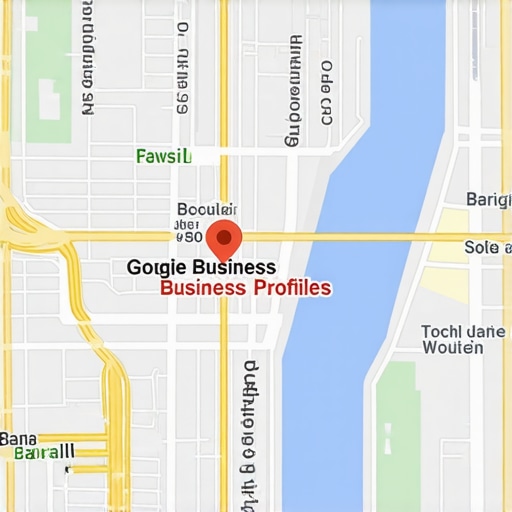 Map of Detroit showing local business profile markers for SEO optimization