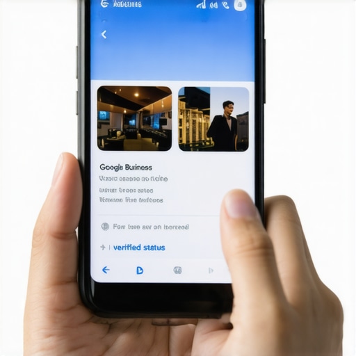 Person verifying their Detroit business listing on a smartphone