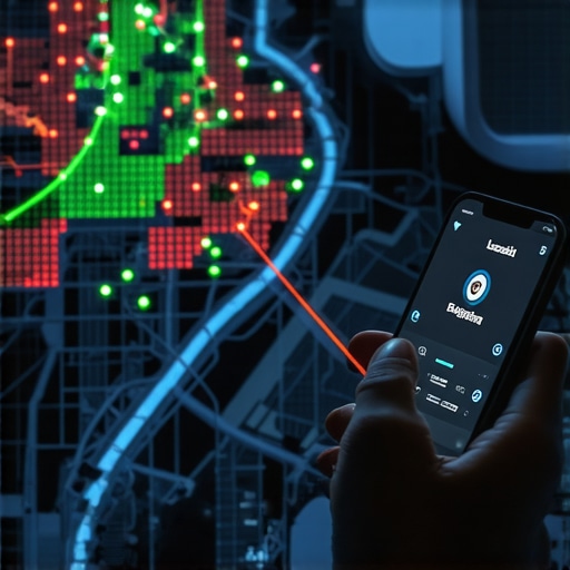 A digital grid map of Detroit showing local SEO ranking performance across different neighborhoods.