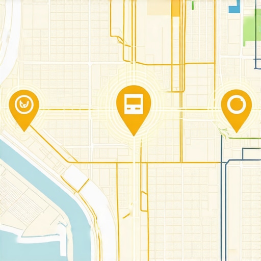 Detroit Local SEO Map Signal Strength Digital map showing how SEO signals expand a business visibility radius in Detroit neighborhoods.