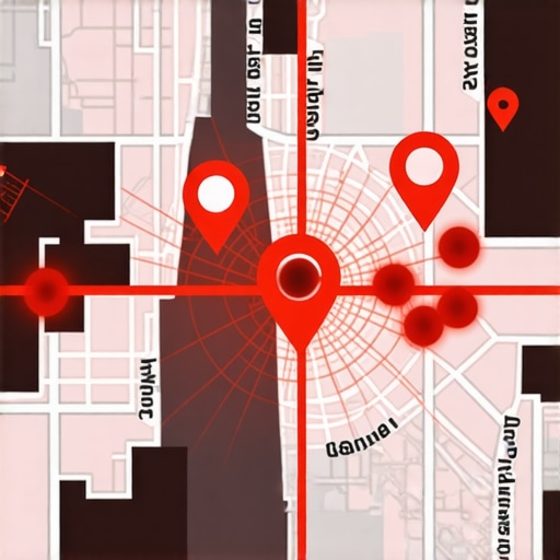 Detroit Local SEO Proximity Map Visualization Diagram showing how Google Maps proximity filters affect business visibility in Detroit neighborhoods.