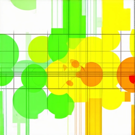 A heatmap showing how a business's local search rank changes across various Detroit neighborhoods.