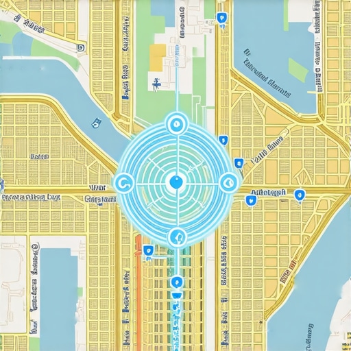 A visual representation of a business expanding its map visibility across Detroit neighborhoods through local SEO.