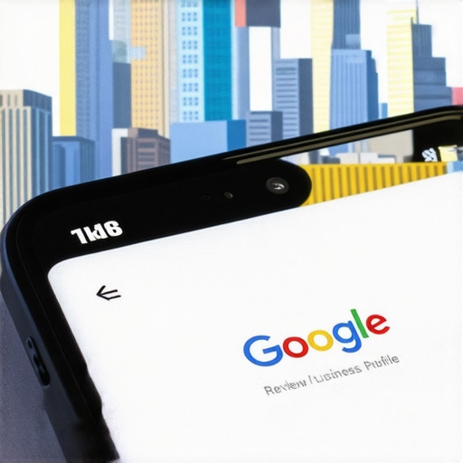 Direct Google review link on a smartphone in Detroit